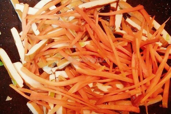 香干炒蒜苔的做法图解8