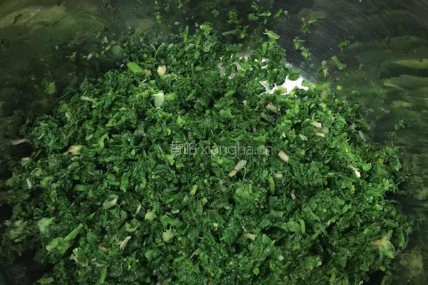 荠菜饺子的做法图解1