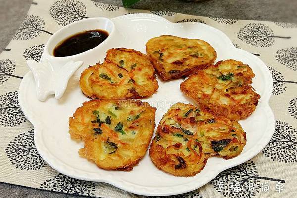 土豆胡萝卜饼的做法图解9