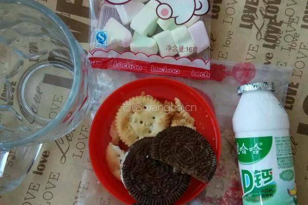 棉花糖牛奶杯的做法图解1