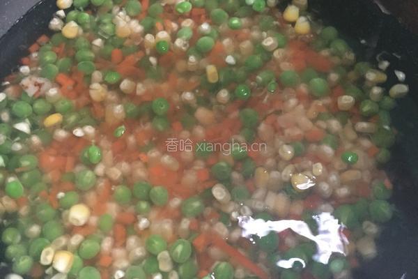 杂粮米饭饼的做法图解2
