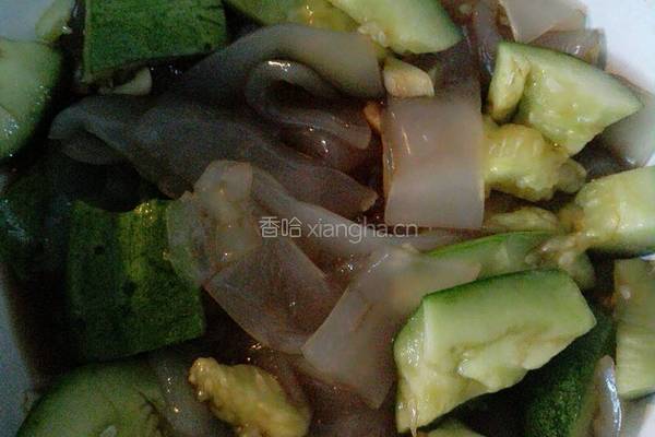 黄瓜拌拉皮的做法图解5