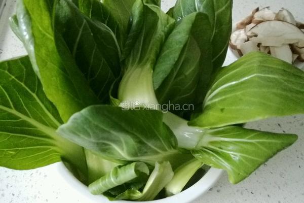 菜心扒香菇的做法图解3