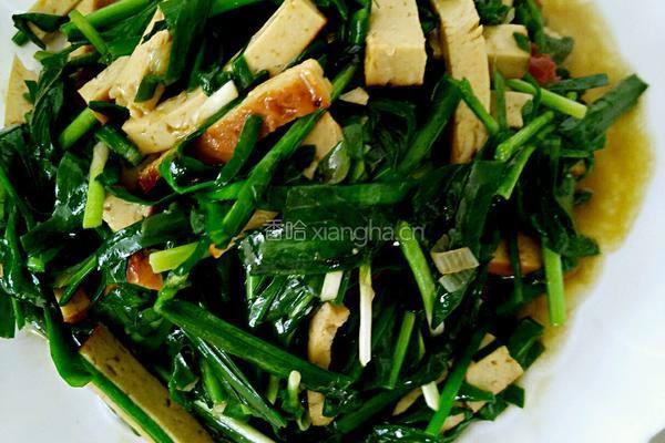 韭菜炒豆干
