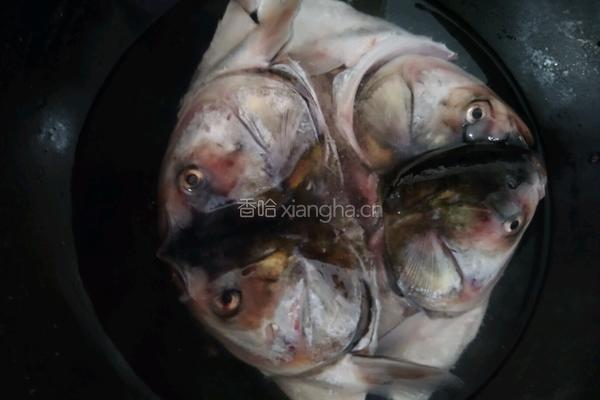 鱼头炖豆腐的做法图解1
