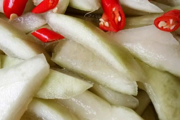 酸西瓜皮的做法图解3