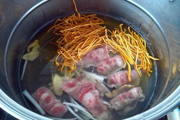 虫草肥牛菠菜汤的做法图解6