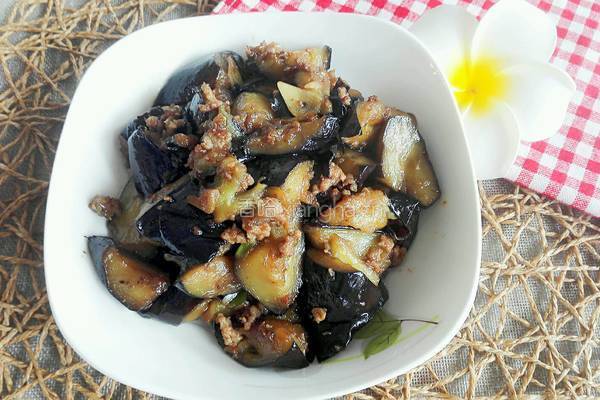 肉末茄子的做法图解12