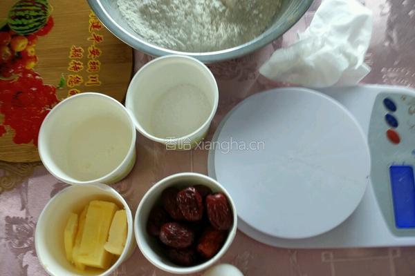 红枣饼干的做法图解1