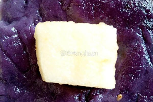 紫薯苹果糯米团子的做法图解5