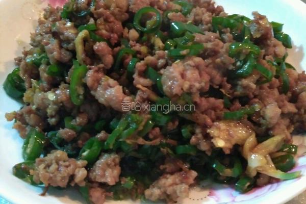 肉末辣椒的做法图解10