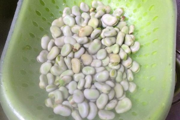 葱炒蚕豆的做法图解4