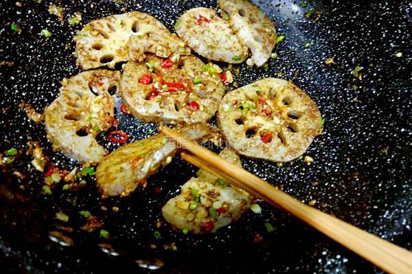 孜然藕片的做法图解16