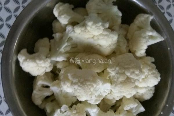虾仁蕃茄烧菜花的做法图解4
