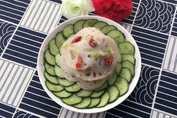 素拼黄瓜莲藕的做法图解7