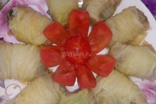 白菜肉卷的做法图解6
