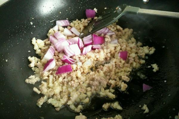 肉酱炒饭的做法图解5