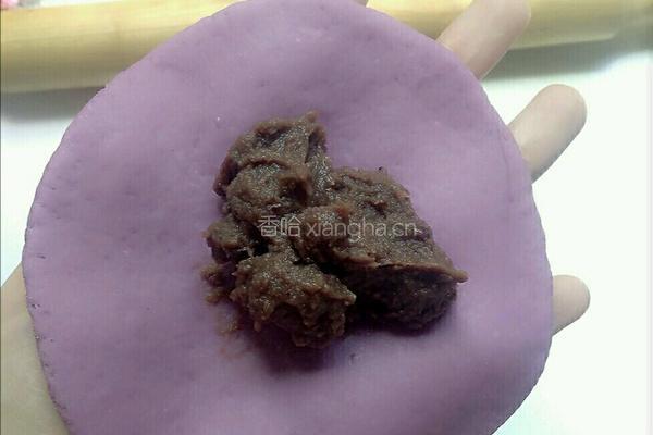 紫薯豆沙包的做法图解6