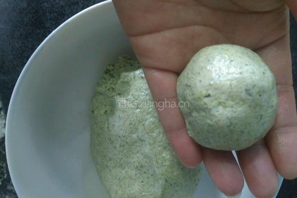 野菜糍粑的做法图解3