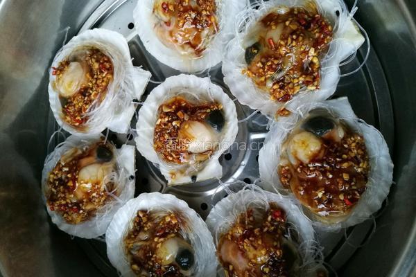 扇贝蒜蓉粉丝的做法图解10