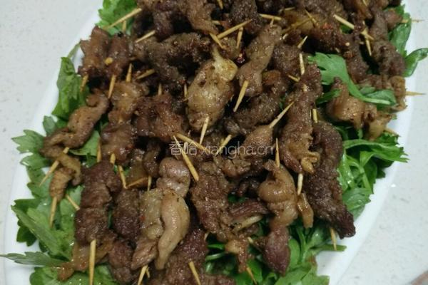 牙签羊肉串