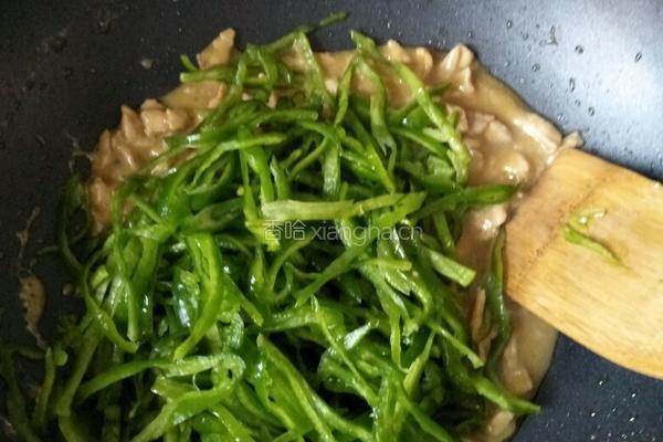 青椒肉丝的做法图解6