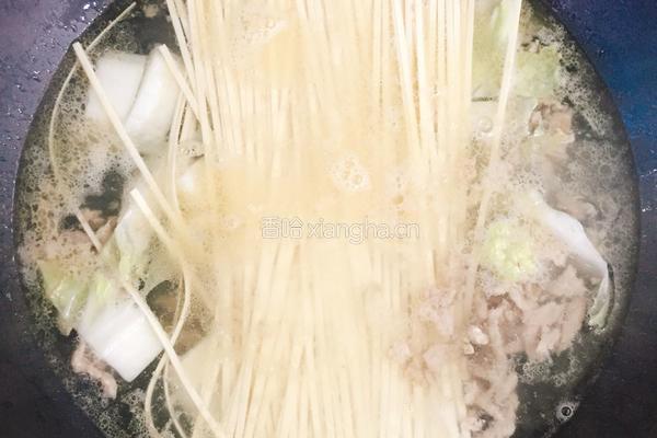 榨菜肉丝面的做法图解8