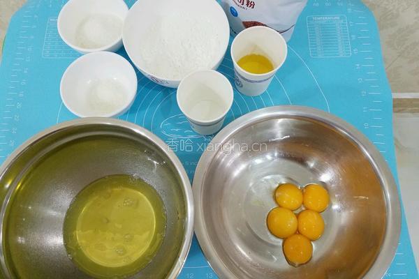 斑马纹可可戚风的做法图解1