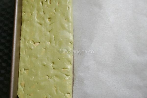 抹茶花生牛轧糖的做法图解5