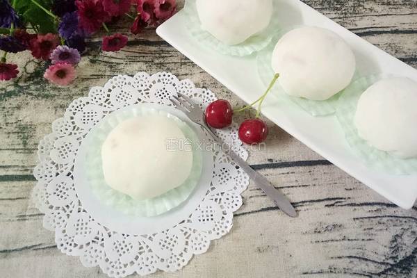 雪媚娘(懒人版）的做法图解1
