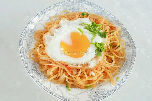意面煎蛋的做法图解14