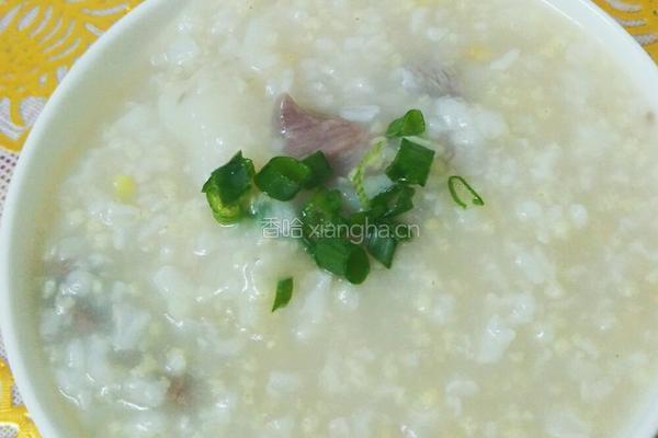 牛肉山药小米粥的做法图解6