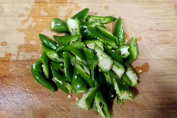 尖椒荷兰豆的做法图解4