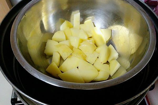 花样葱香土豆饼的做法图解2