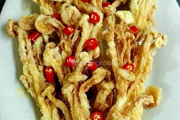 油炸金针菇的做法图解10