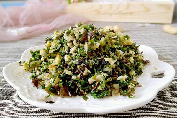 荠菜素饺子馅的做法图解7
