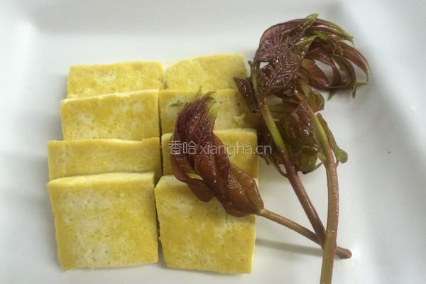 香椿煎豆腐