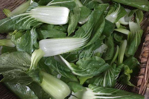 炝炒小白菜的做法图解1