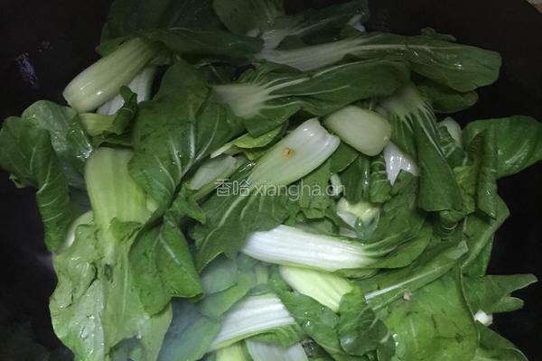 炝炒小白菜的做法图解5