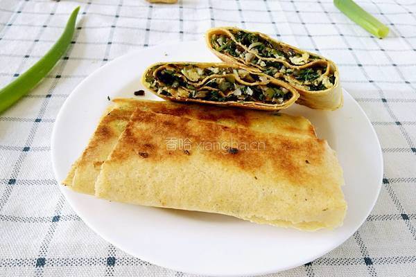 酥脆菜煎饼的做法图解10