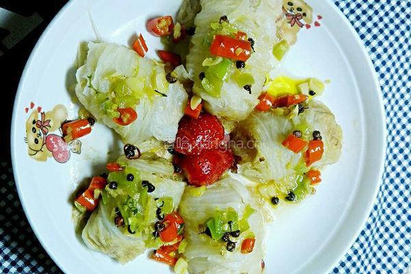 白菜肉卷的做法图解8