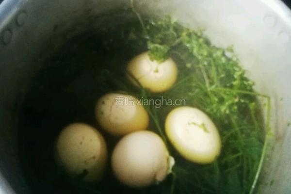 地菜花煮鸡蛋的做法图解7