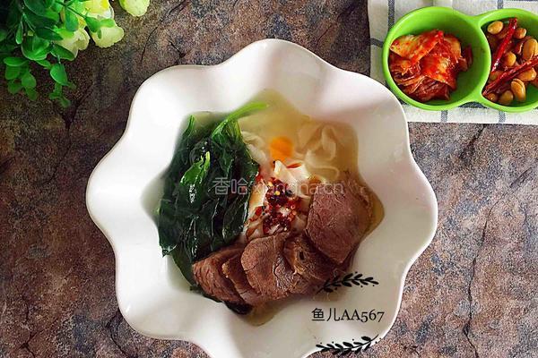 牛肉菠菜面的做法图解7