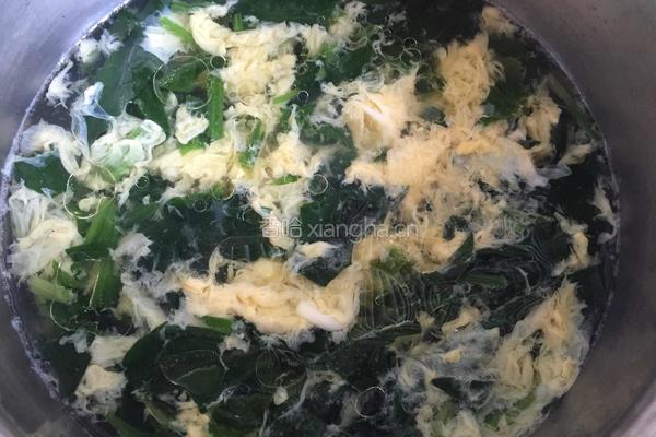 菠菜鸡蛋汤的做法图解6