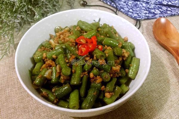 肉沫豆角的做法图解12