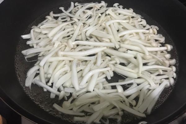 葱油白玉菇的做法图解4