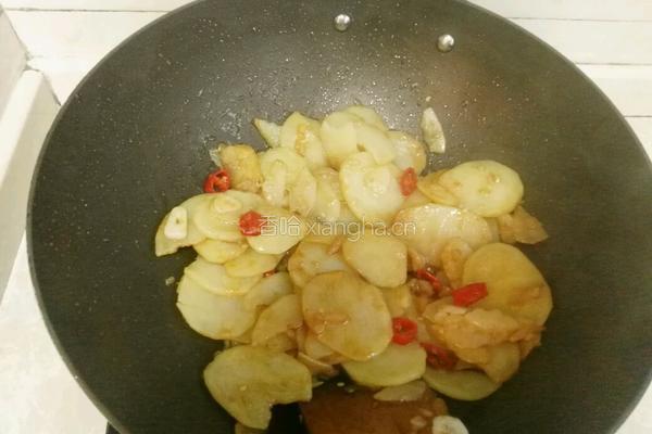 蚝油土豆片的做法图解6