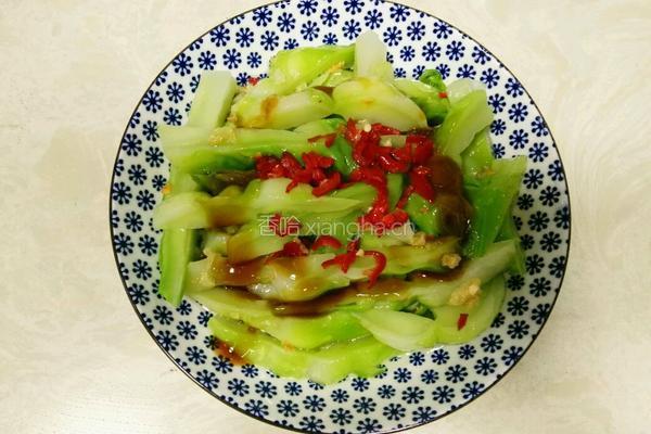 白灼鹅菜