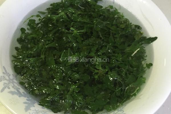 荠菜蛋饼的做法图解4