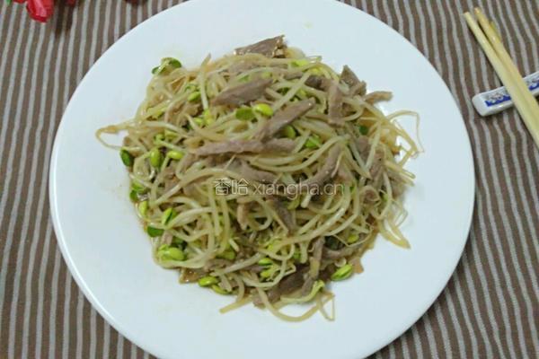 肉丝豆芽菜的做法图解11